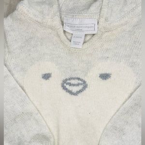 “The little white company” penguin sweater. 0-3M